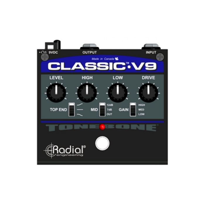Radial Classic V9 Distortion Overdrive Pedal