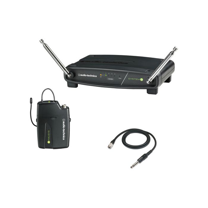 Audio-Technica ATW-901A/G System 9 VHF Wireless Unipak System w/ AT-GcW Guitar/Instrument Input Cable