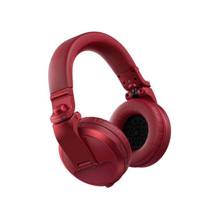 Pioneer DJ HDJ-X5BT-W Bluetooth Over-Ear DJ Headphones - Red