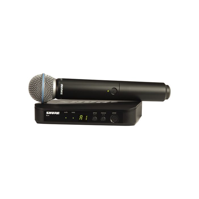 Shure BLX24/B58 Wireless Handheld Microphone System with Beta 58A Capsule (H11: 572 to 596 MHz)