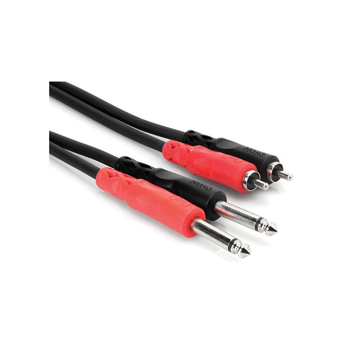 Hosa CPR-203 3m Dual 1/4 in TS to Dual RCA