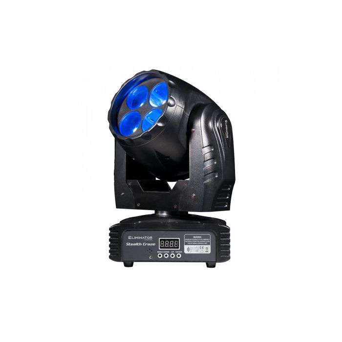 Eliminator STEALTH CRAZE 4X10W LED Mini Super Beam Moving Head