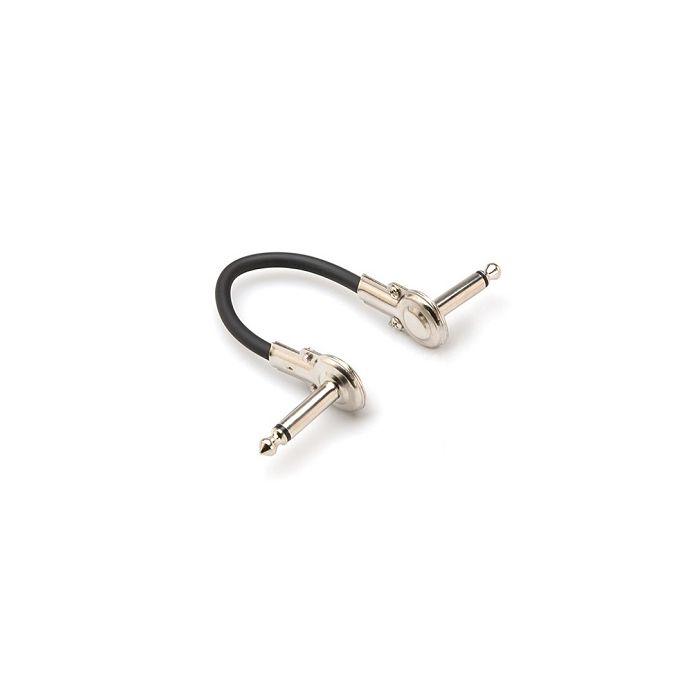Hosa Guitar Patch Cable, Low-profile Right-angle to Same, 1 ft