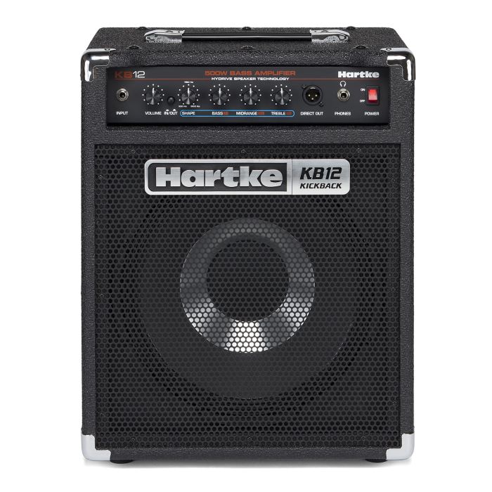 Hartke - Kickback-KB12 - 12" HyDrive Speaker, 500 watts, Class D, 3-Band + Shape