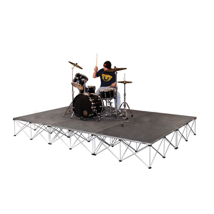 IntelliStage - 16" HIGH COMPLETE DRUM RISER  (6 PCS. OF 16" MATCHING RISERS)