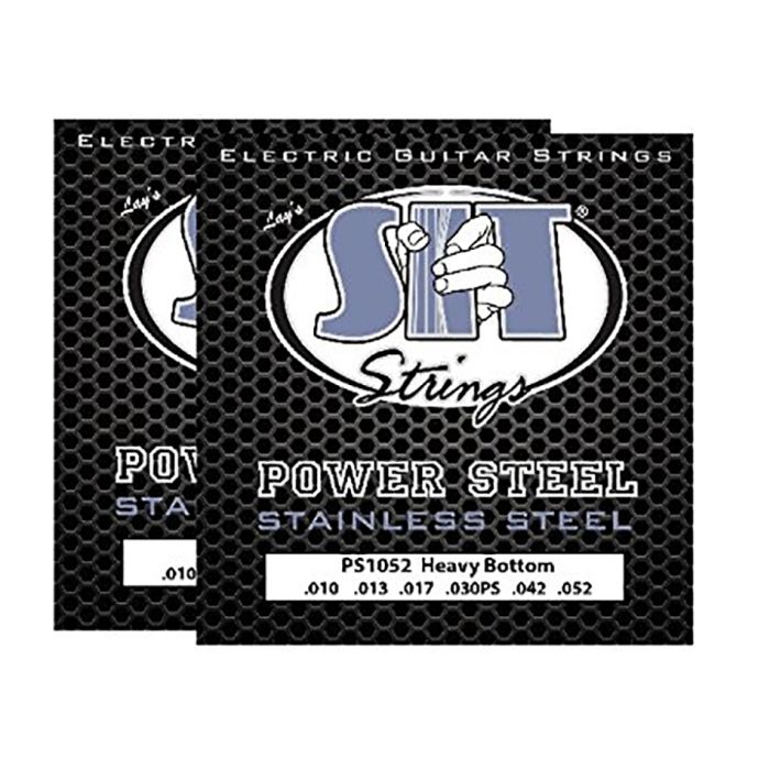 S.I.T. Strings PS1052 Heavy Bottom Stainless Steel Electric Strings - 2 PACK