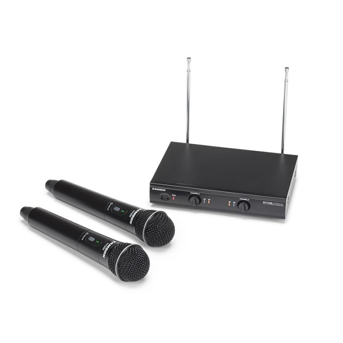 Samson - Stage 200 - Dual-Channel Handheld VHF Wireless System (Band-C)