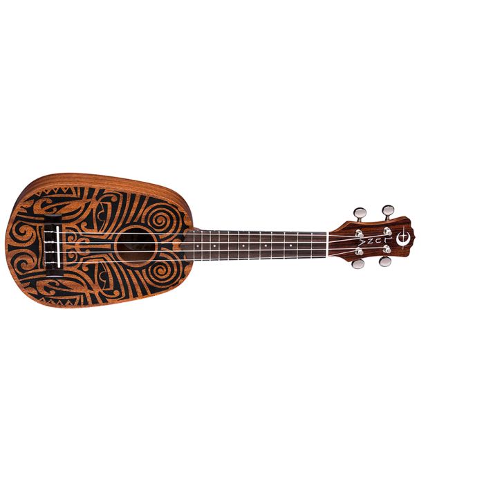 Luna Guitars - Uke Tribal Pineapple - Mahogany