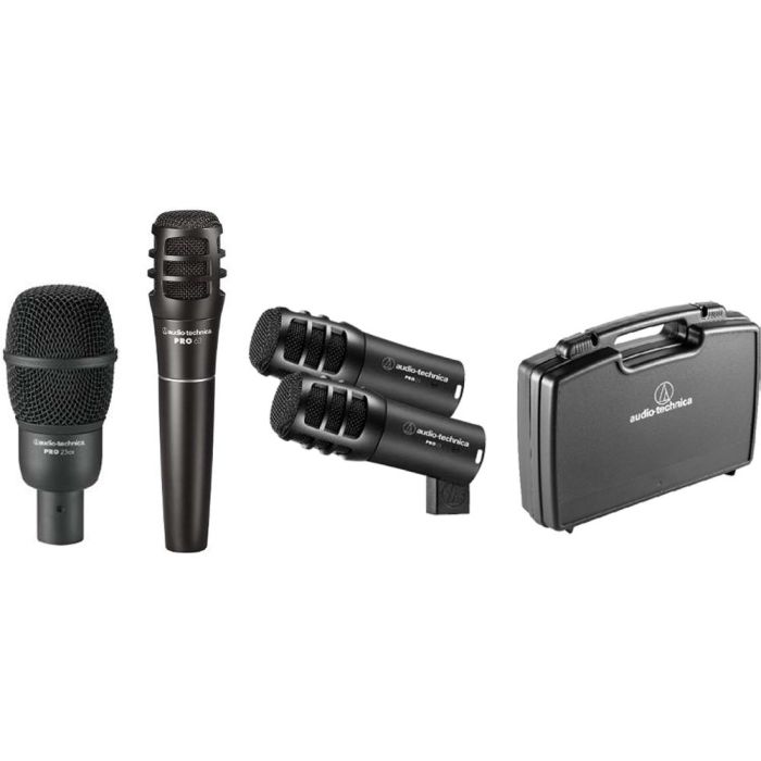 Audio-Technica PRO-DRUM4 Pro Series Drum Microphone Set (4-Piece)