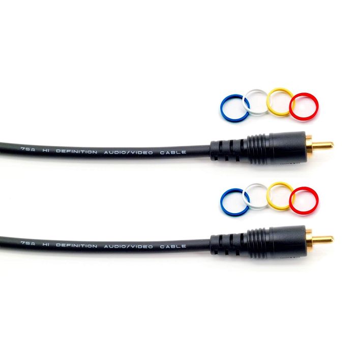 Mogami PURE PATCH RR-01 RCA to RCA Molded Cable,1ft