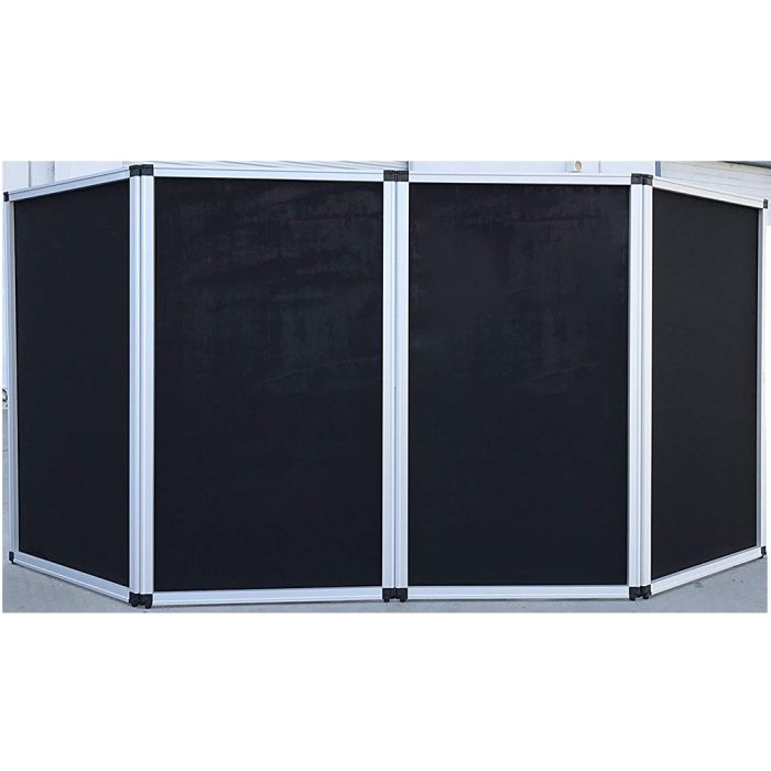 JMAZ Lighting Replacement Scrim for Event Facade Booth - Black