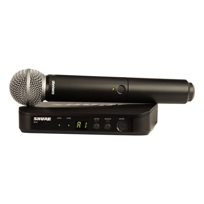 Shure BLX24/SM58 (H9: 512 - 542 MHz) Handheld Wireless System for Rent