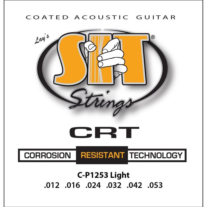 S.I.T. Strings CP1253 Light Phosphor Bronze Coated Acoustic Guitar Strings