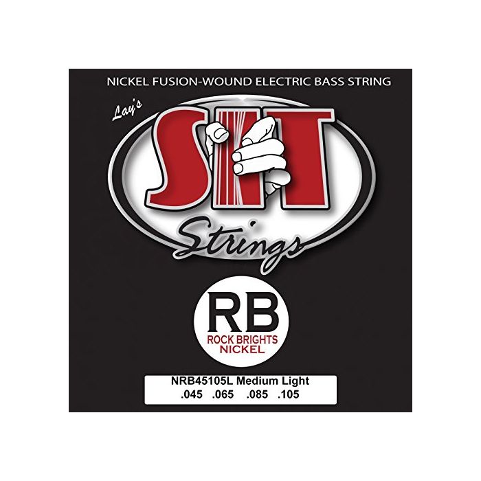 S.I.T. Strings NRB45105L Nickel Plated Bass Guitar Strings, 4-String Medium Light