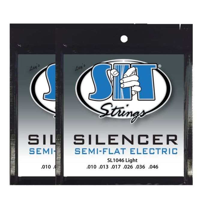 S.I.T. Strings SL1046 Silencer Electric Guitar Strings - 2 Sets