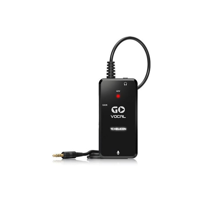 TC Helicon GO Vocal Microphone Preamp Interface for Mobile Devices