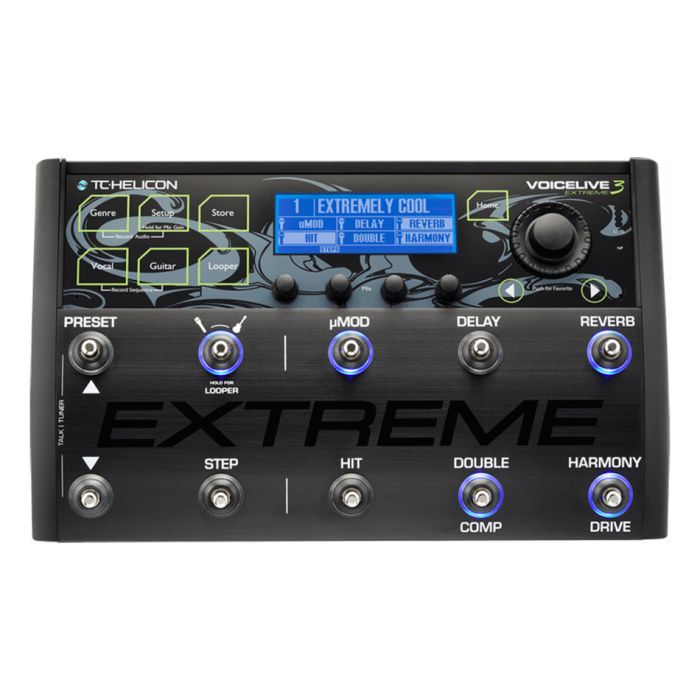 TC Helicon VOICELIVE 3 EXTREME Guitar Effects Performance Floor Pedal