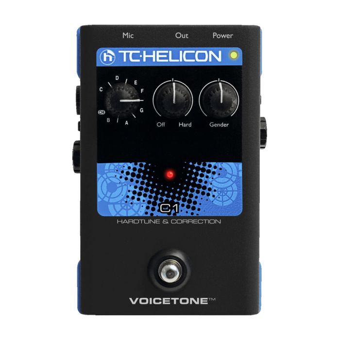 TC Helicon VOICETONE C1 Simple 1-Button Stompbox