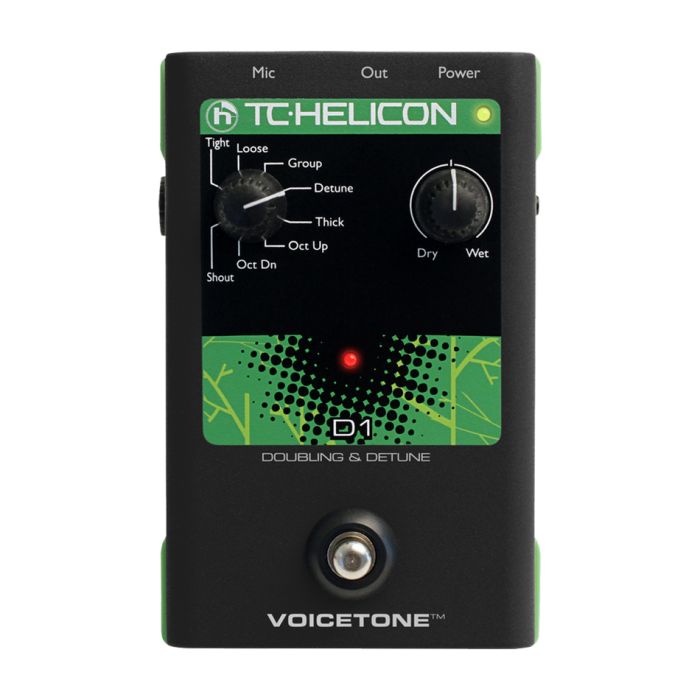 TC Helicon VOICETONE D1 Single-Button Stompbox